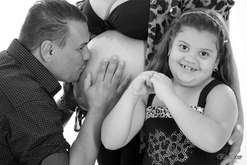 Gestante, Fotografia de Gestante, Gestação, Família, Barra Bonita, Fotografia de Estúdio, Mãe de Menina