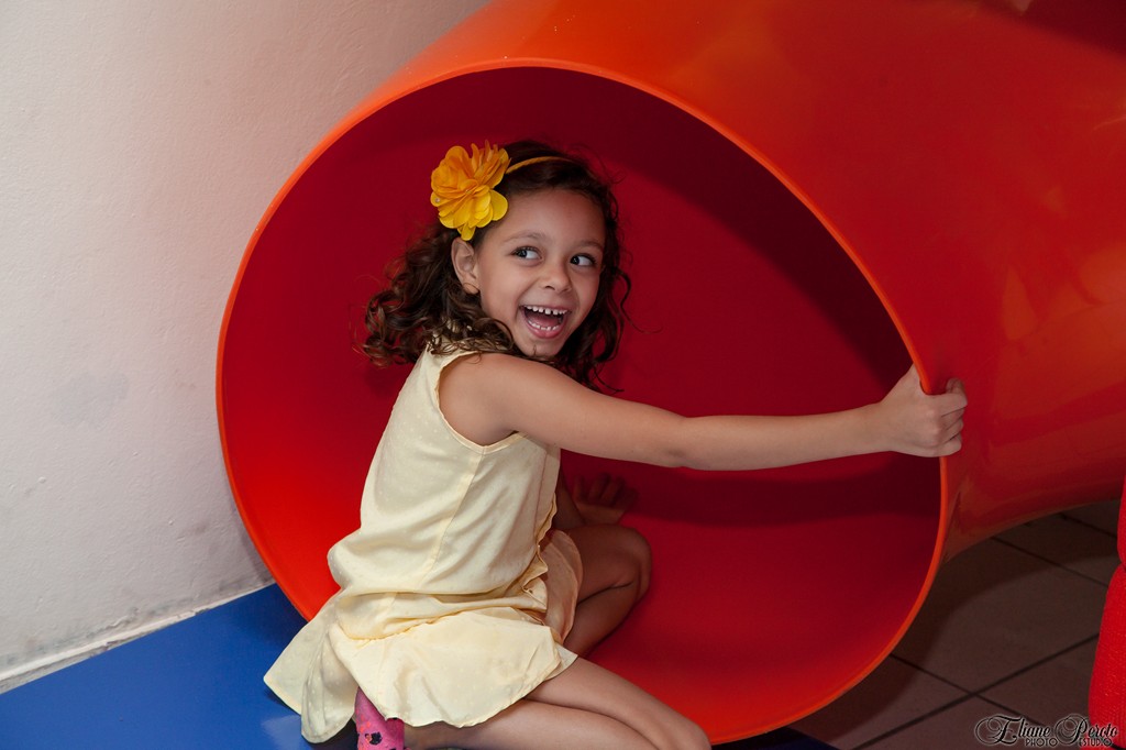 Festa de aniversário Helena 6 anos, no escorregador