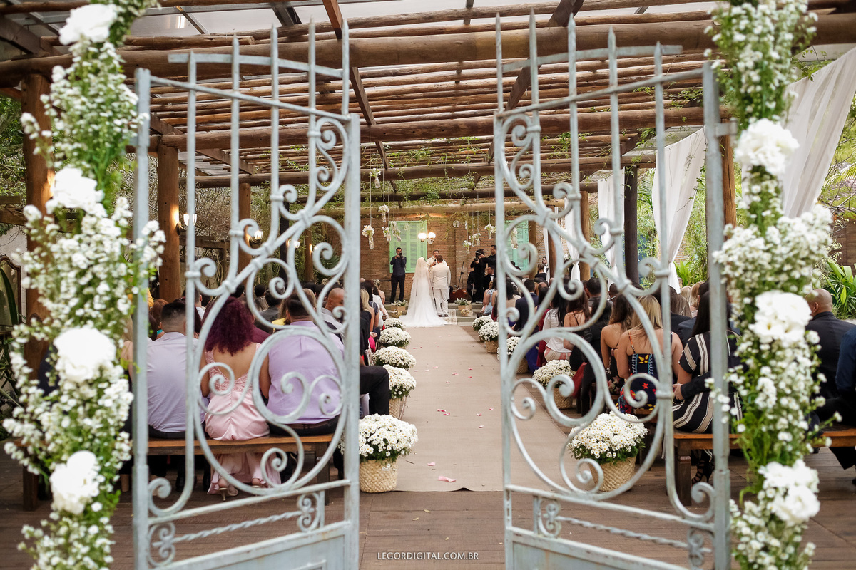 corredor dos noivos