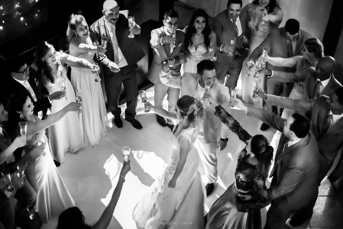 Comemoração dos noivos