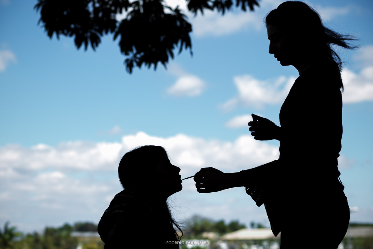 Maquiagem no externo