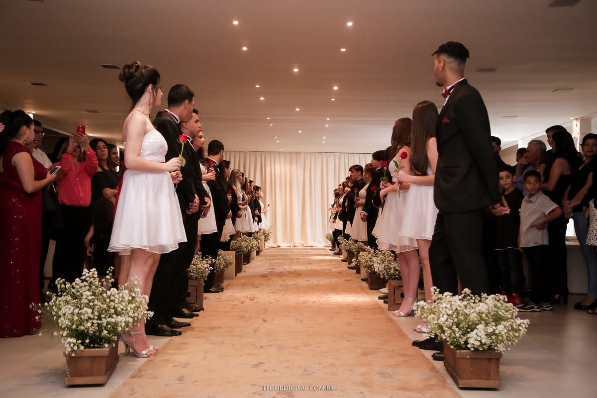 entrada das debutantes
