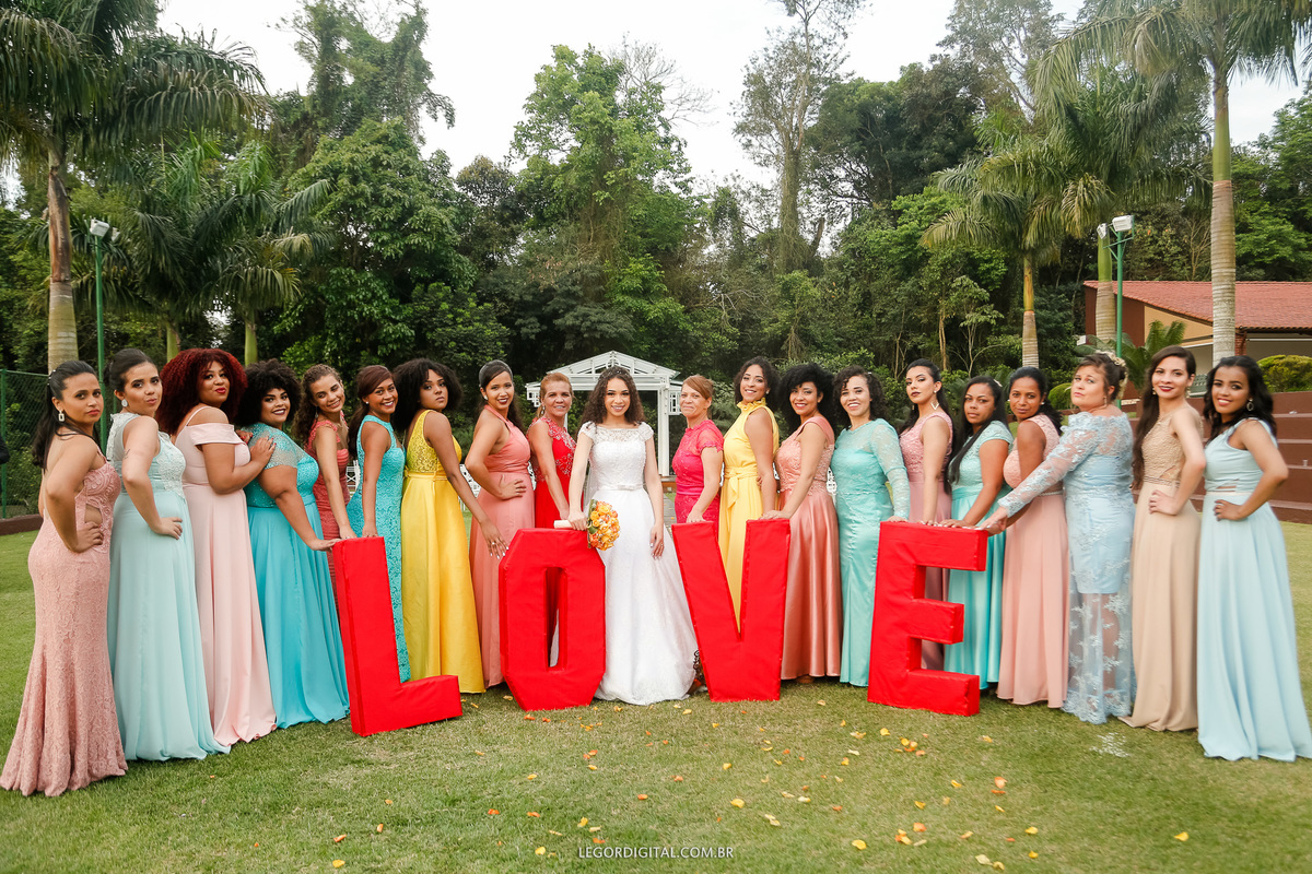 Noiva e Madrinhas