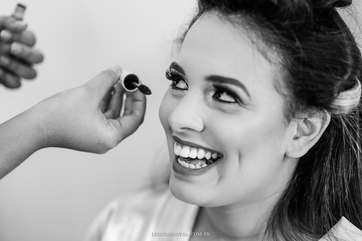 Fotografia de noiva espontania