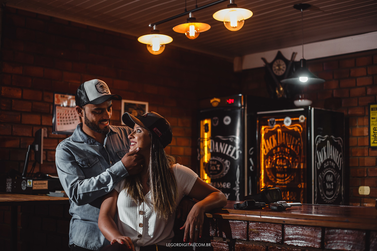 Ensaio criativo em ensaio de tiros