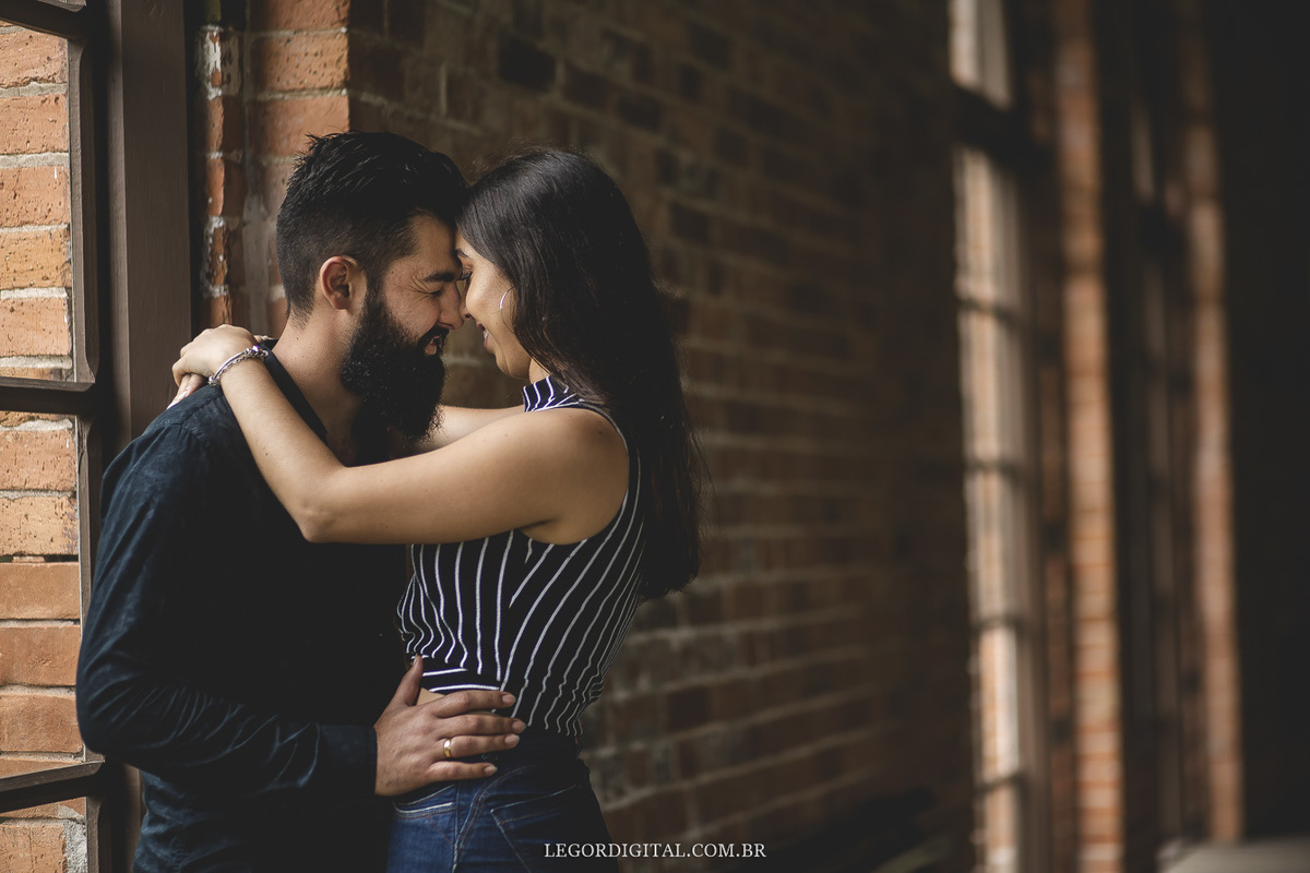 Ensaio fotográfico romântico
