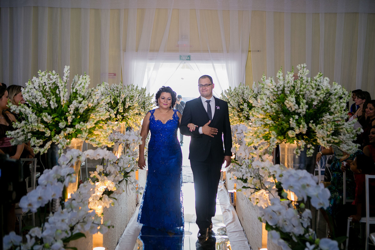Casamento realizado no Espaço Boa Nova, em São José dos Campos - SP.