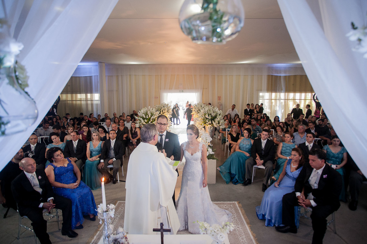 Casamento realizado no Espaço Boa Nova, em São José dos Campos - SP.