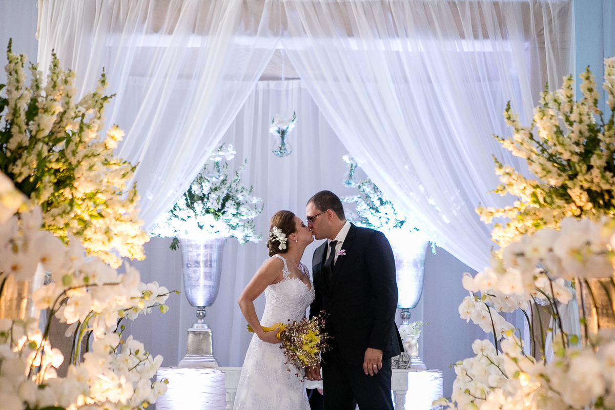 Casamento realizado no Espaço Boa Nova, em São José dos Campos - SP.