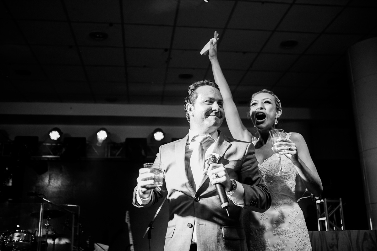 Casamento na Univap, animado pelo cantor Frejat.