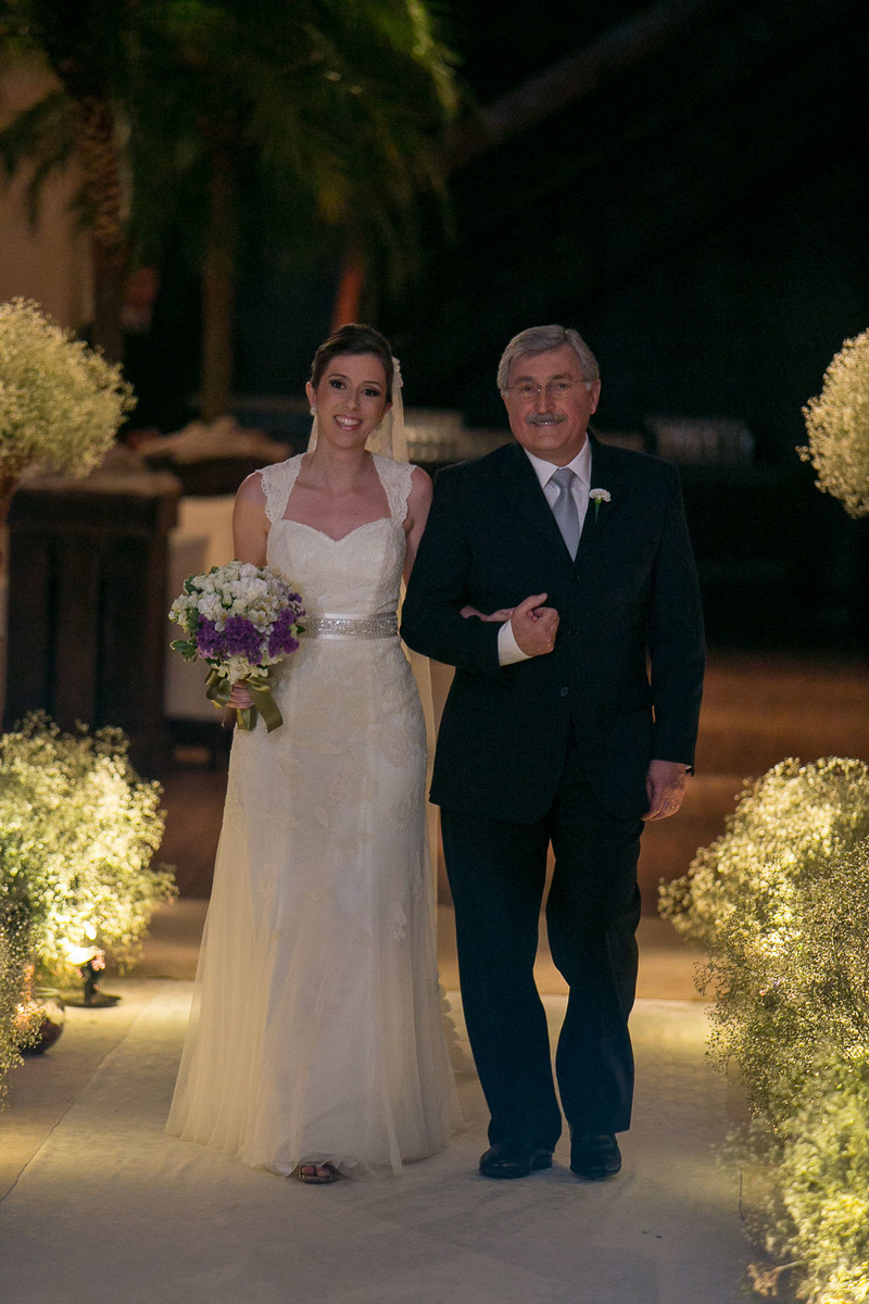 Cerimonia de casamento realizada no espaço Trivento, na cidade de São Paulo.