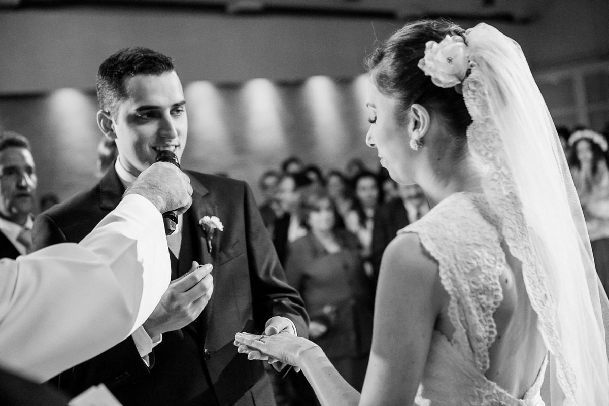 Cerimonia de casamento realizada no espaço Trivento, na cidade de São Paulo.