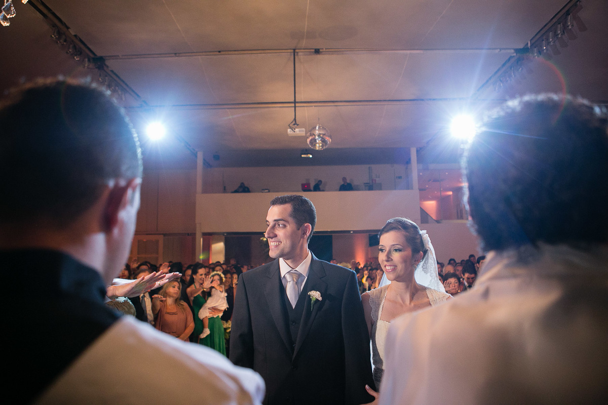 Cerimonia de casamento realizada no espaço Trivento, na cidade de São Paulo.