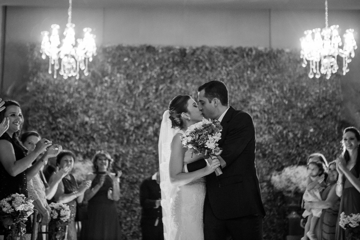 Cerimonia de casamento realizada no espaço Trivento, na cidade de São Paulo.