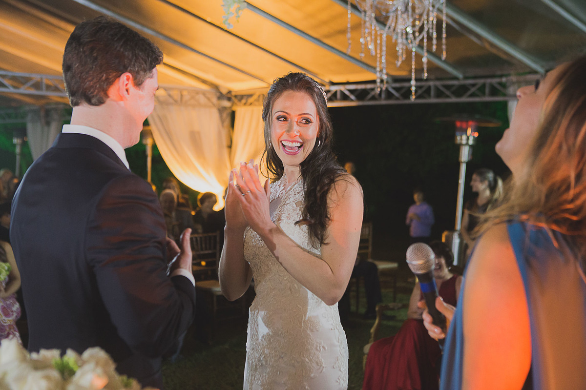 Cerimonia de casamento no Interative Hall.