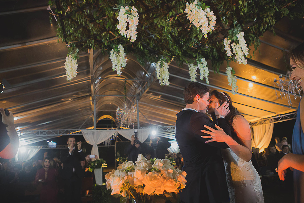 Cerimonia de casamento no Interative Hall.