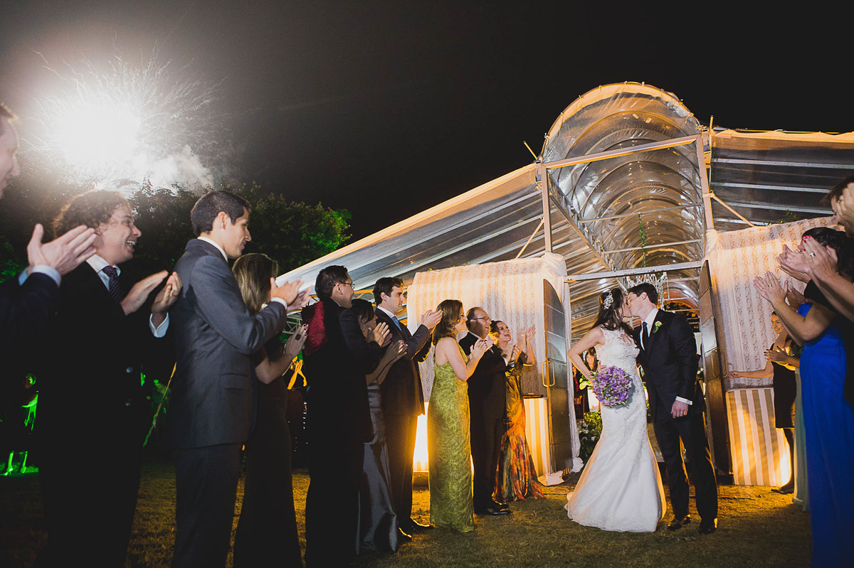 Cerimonia de casamento no Interative Hall.