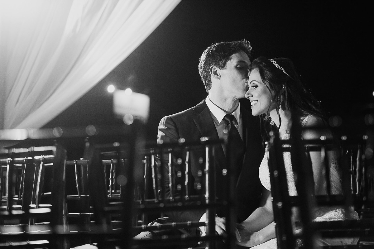 Cerimonia de casamento no Interative Hall.