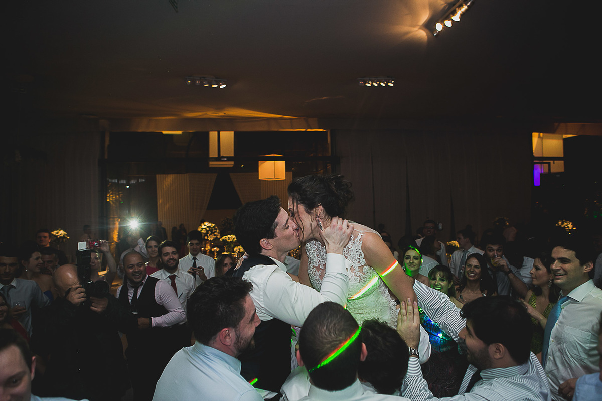 Festa de casamento no Interative Hall.