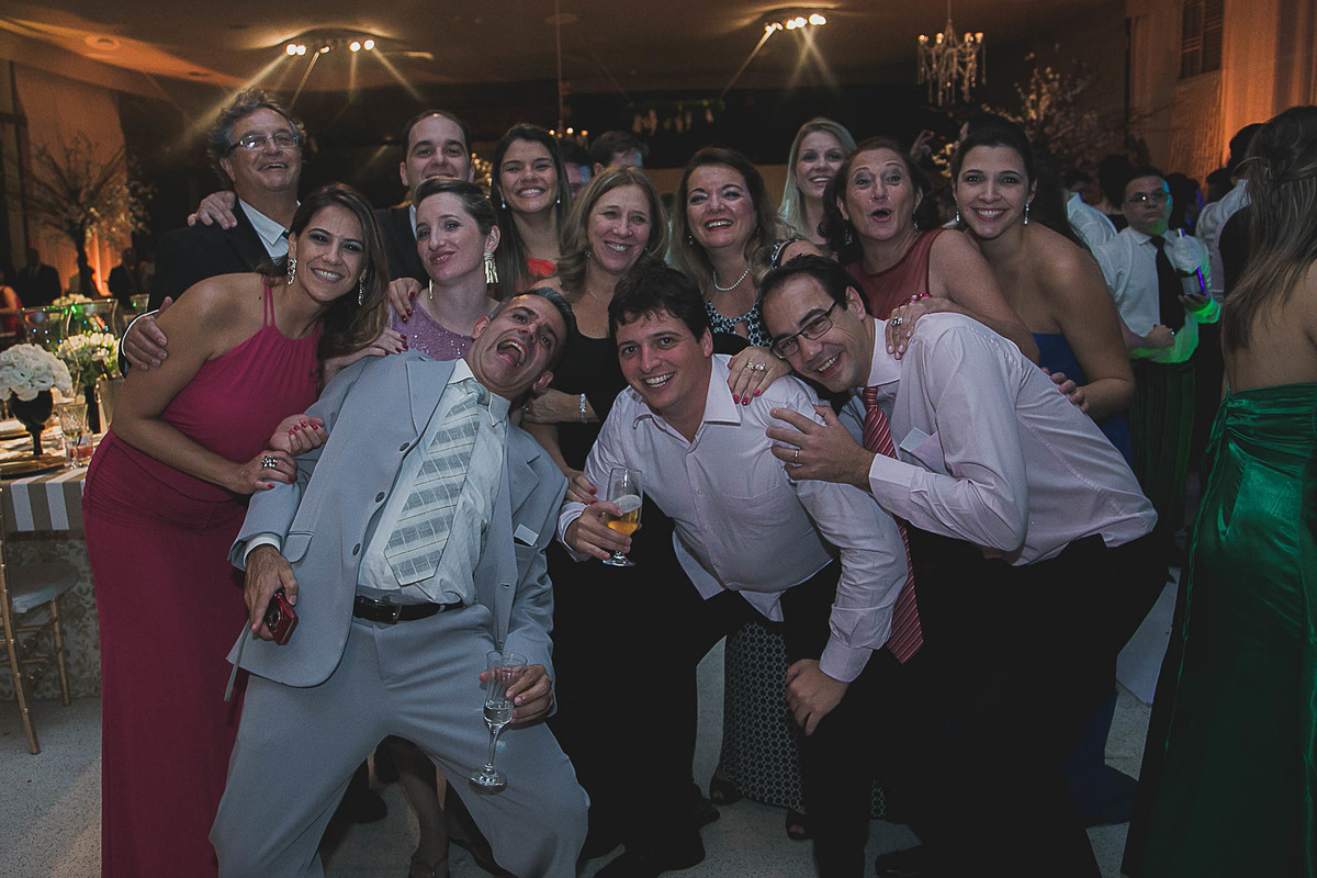 Festa de casamento no Interative Hall.