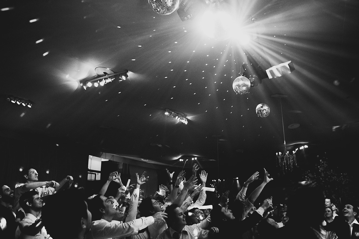 Festa de casamento no Interative Hall.