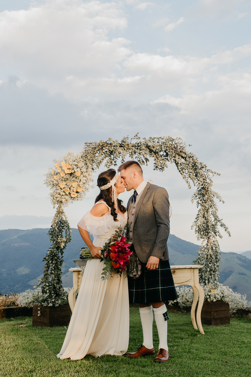 Elopement Wedding - Noivo de kilt