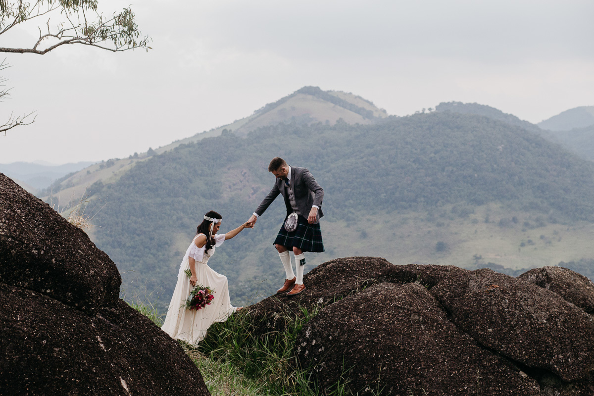 Elopement Wedding - Noivo de kilt