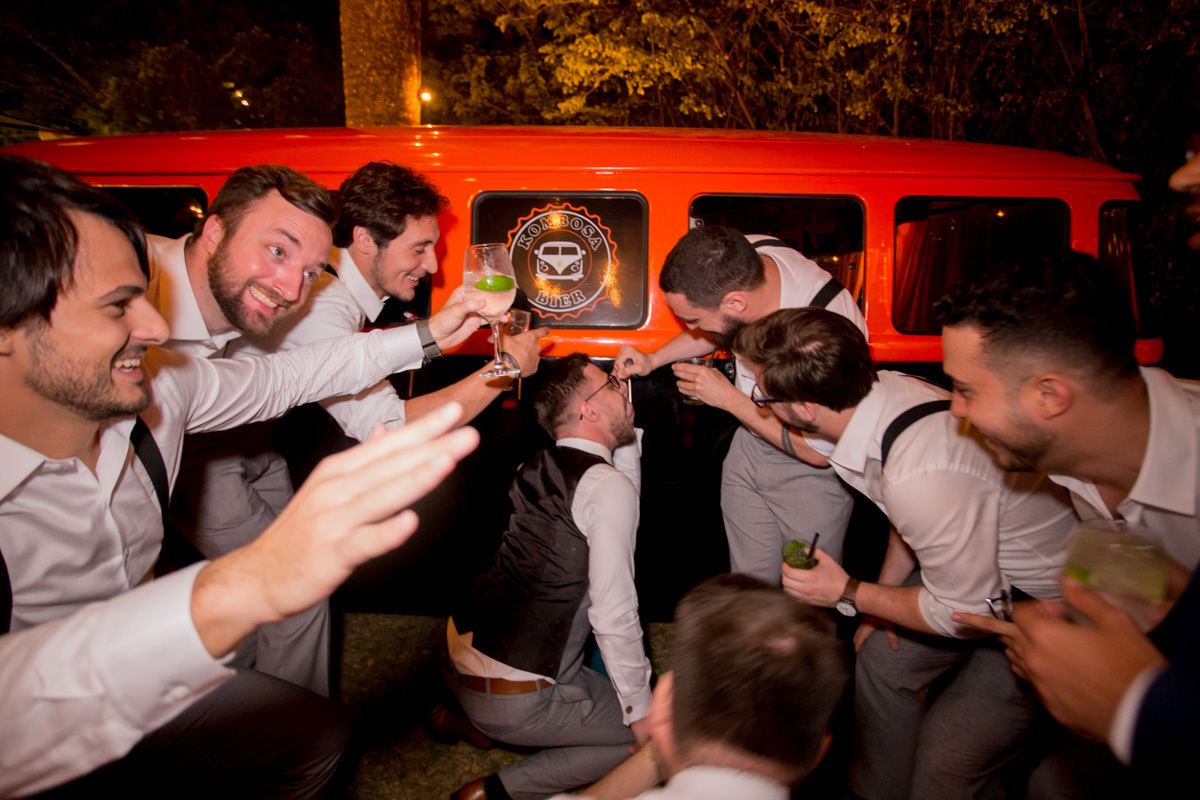 cerveja artesanal na festa de casamento