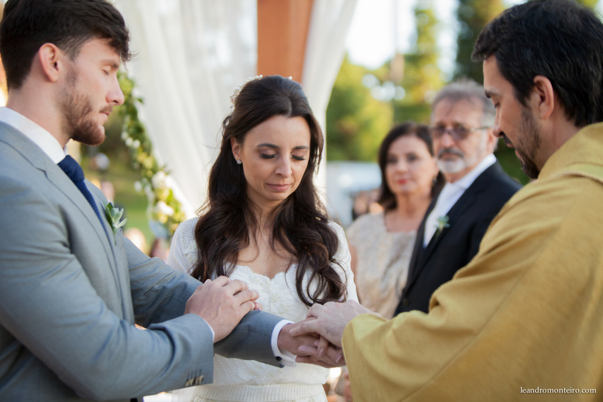 cerimonia de casamento nas montanhas