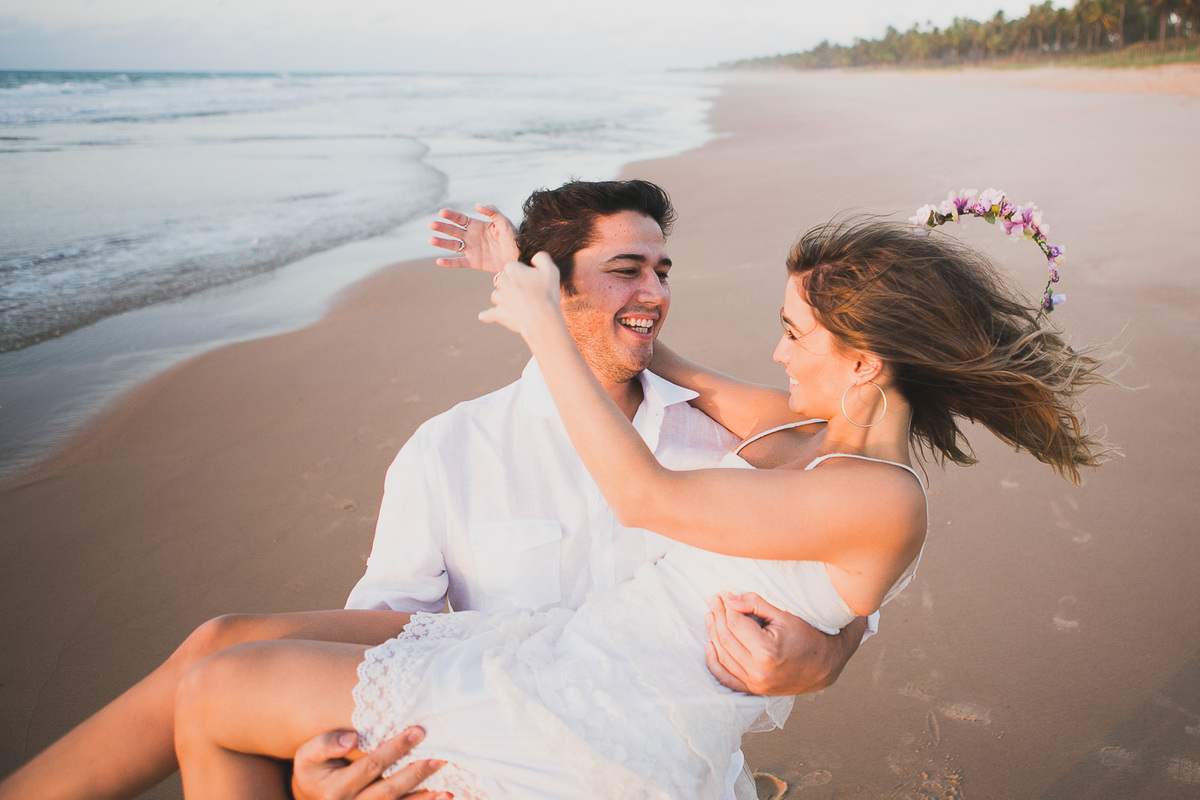Ensaio de pre casamento realizado em Salvador, Praia do Forte, Bahia.
