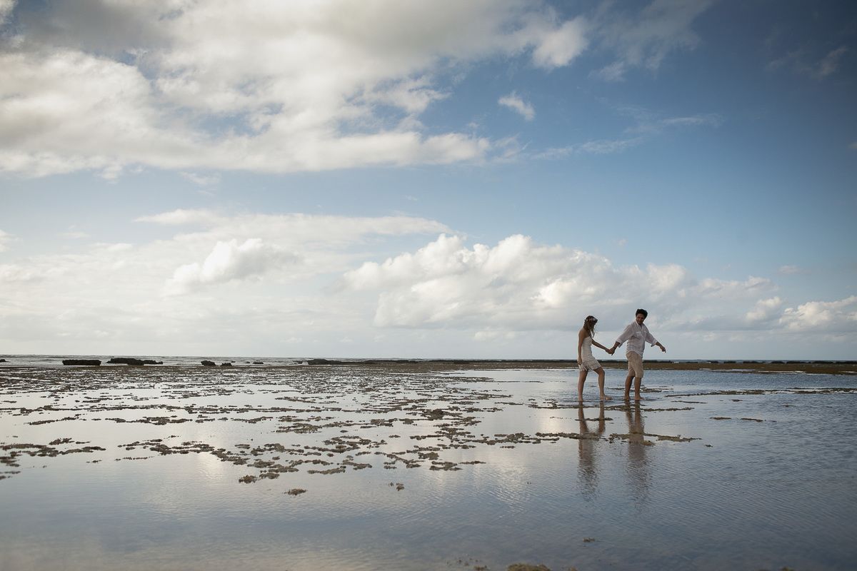 Ensaio de pre casamento realizado em Salvador, Praia do Forte, Bahia.