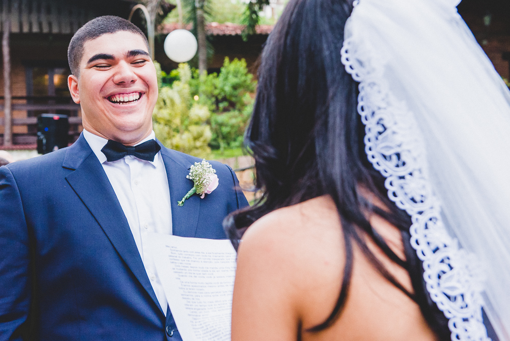 Votos de casamento de dia 