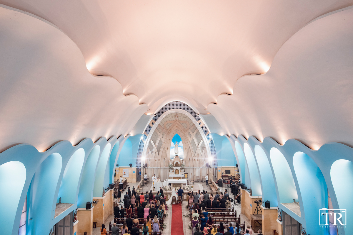 Casamento Igreja de Fatima Cafe Viriato Espaço Reserva - Fortaleza CE - Evellyne e Rafael
