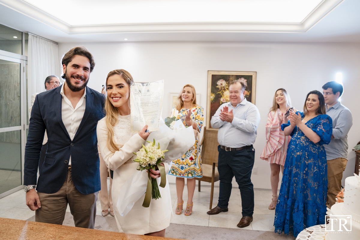 Casamento Civil Cartório Botelho Fortaleza/CE | Marcelle + João Pedro