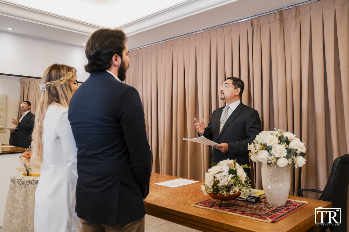 Casamento Civil Cartório Botelho Fortaleza/CE | Marcelle + João Pedro