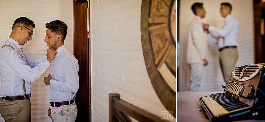 Making of do Noivo - Pai e noivo