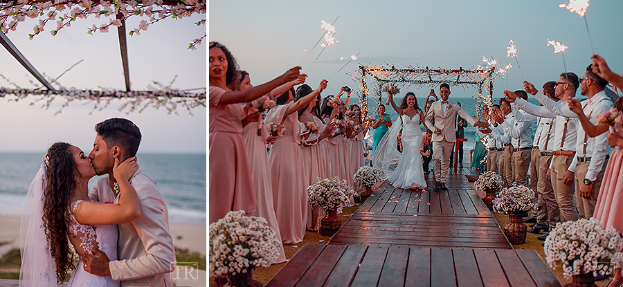 Casamento Vandressa & Junior - Praia