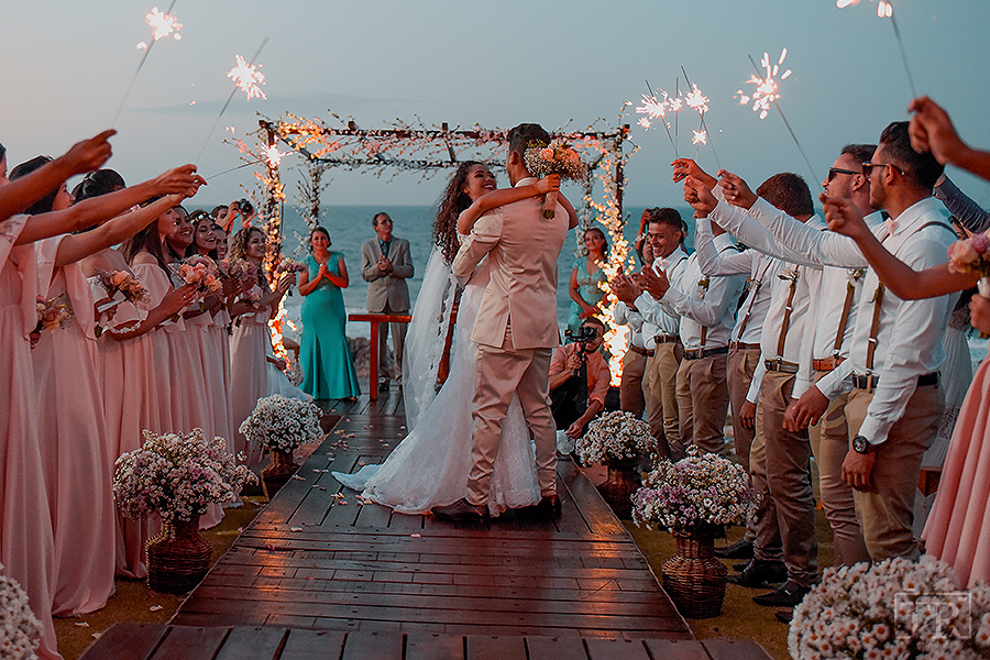 Casamento Vandressa & Junior - Praia