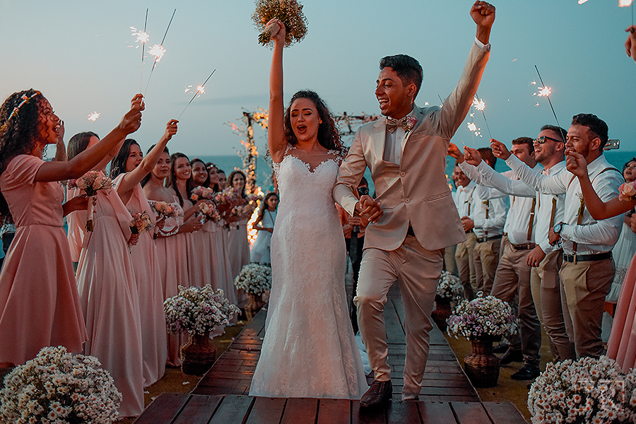 Casamento Vandressa & Junior - Praia