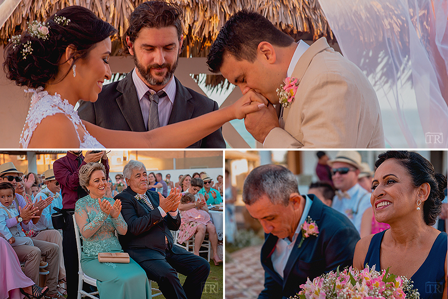 Casamento na praia - Casa branca