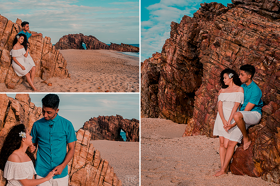 fotos na pedra furada jericoacoara