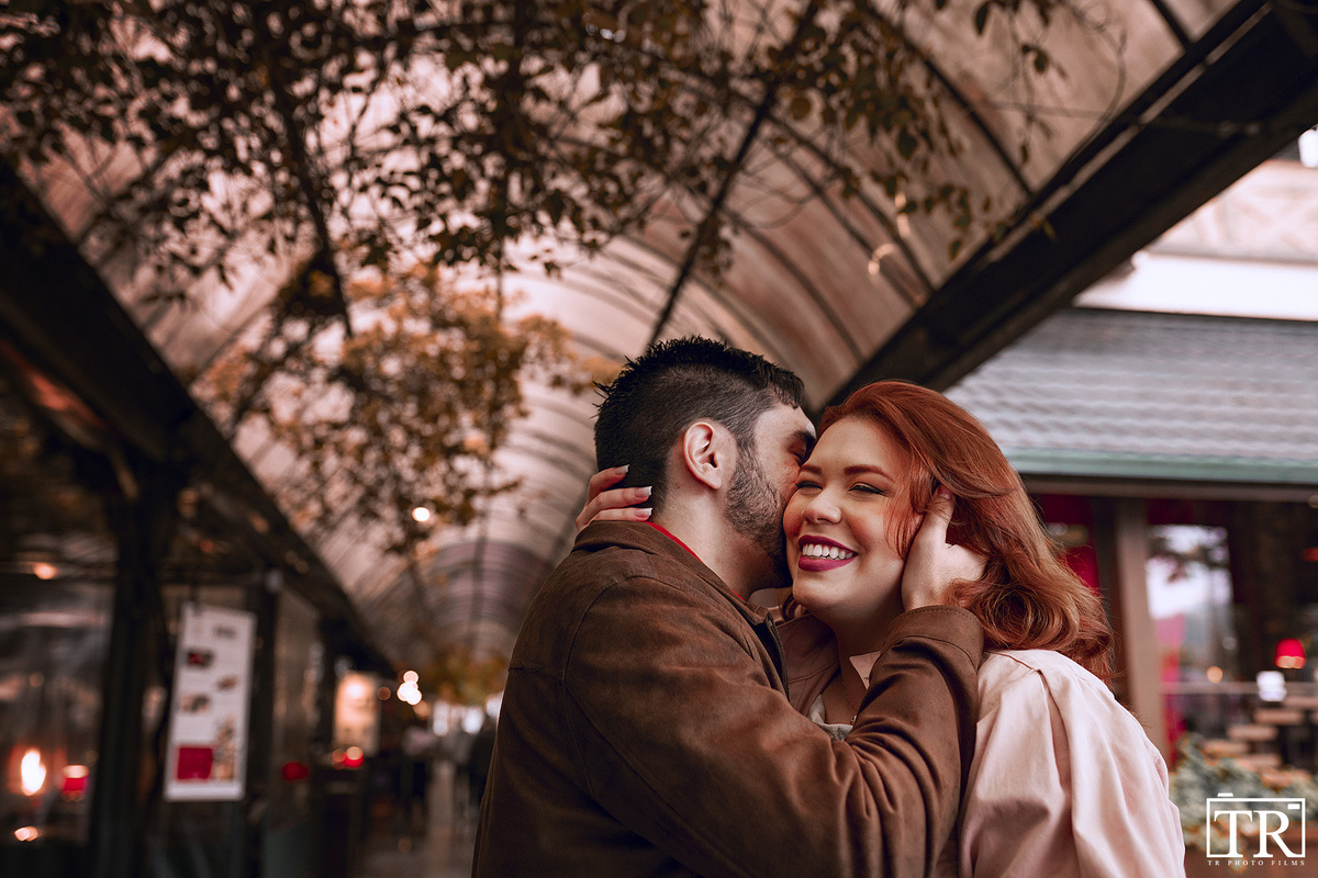 Rua coberta gramado - ensaio casal romantico