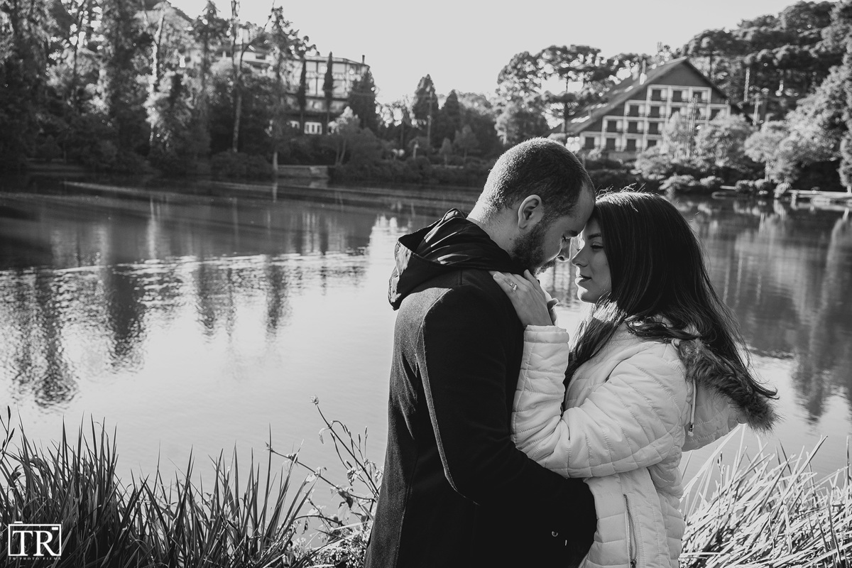Sessão fotográfica Lago Negro - Gramado RS - Karine e Tiago