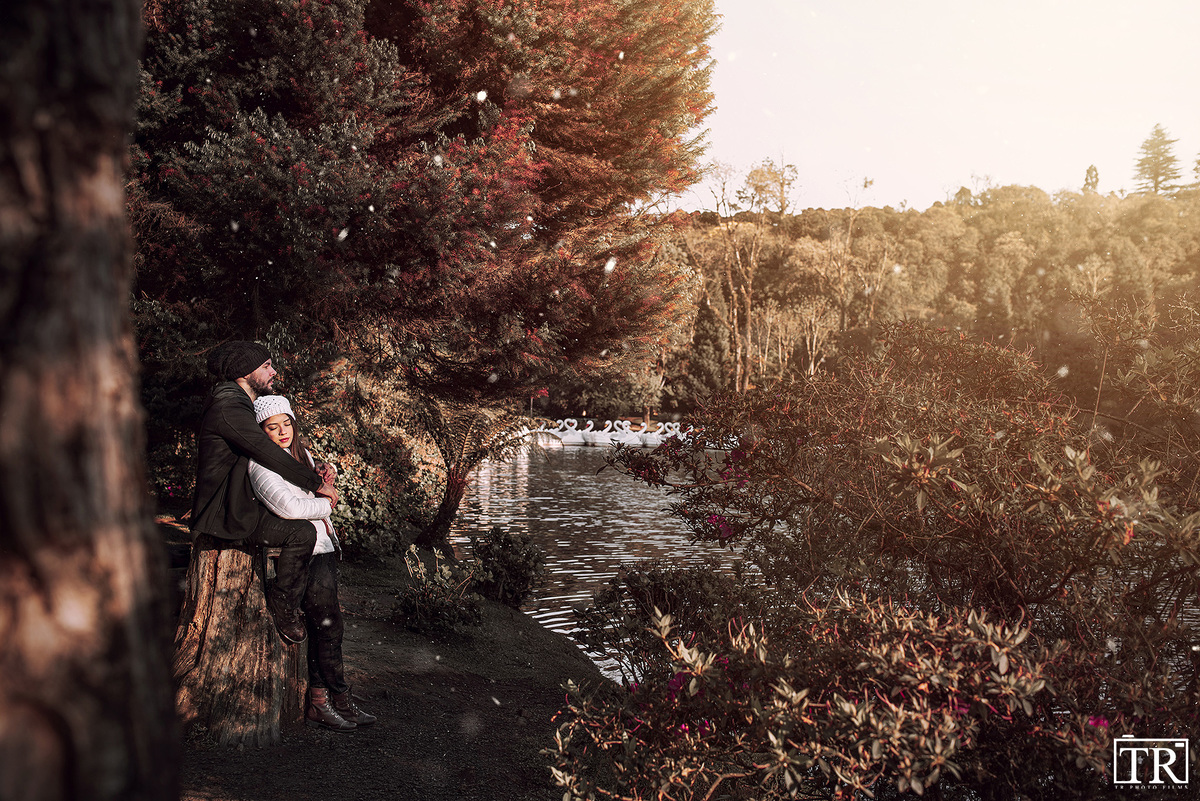 Sessão fotográfica Lago Negro - Gramado RS - Karine e Tiago