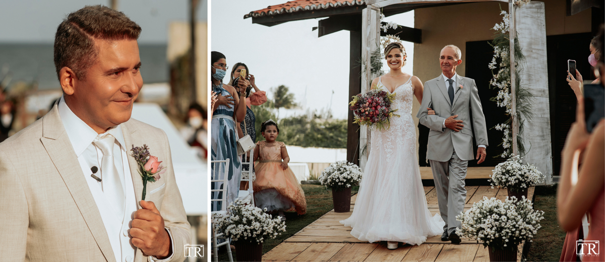 Casamento Casa Valhall Cumbuco CE Entrada Noiva - Raquel e Vasco