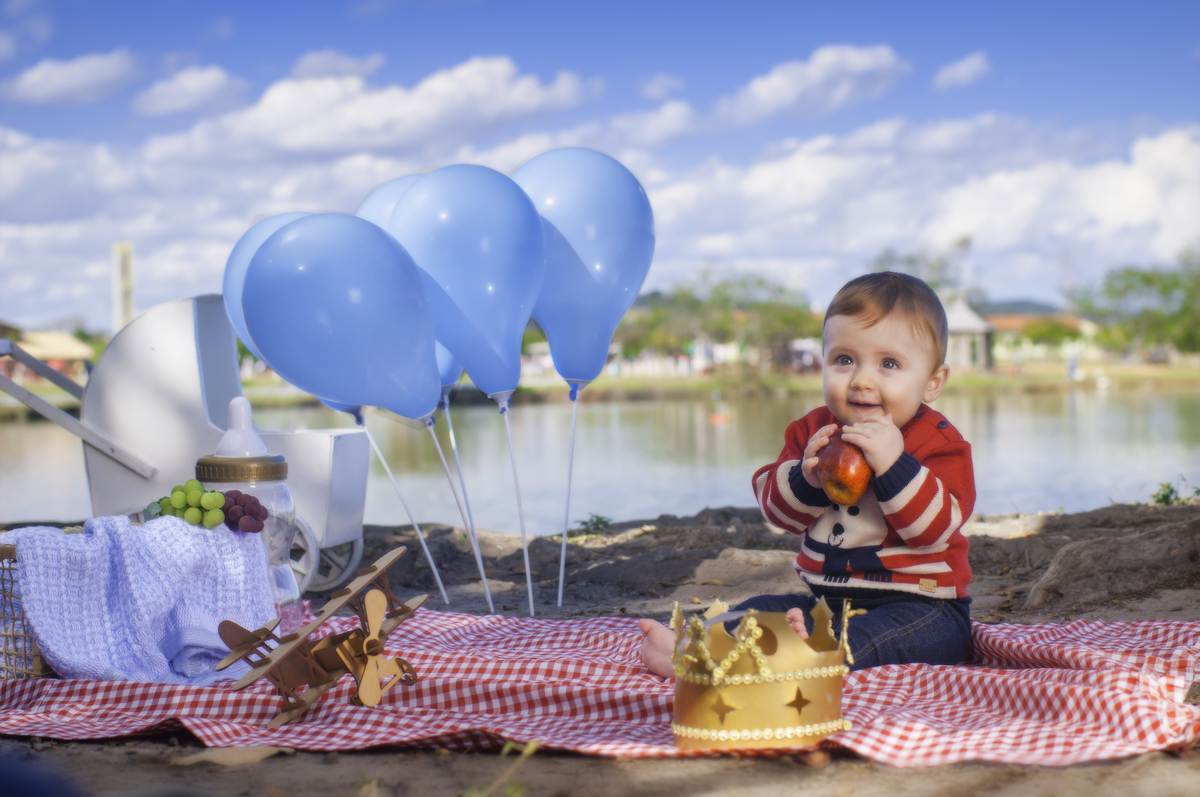 Gabriel no Parque Centenário