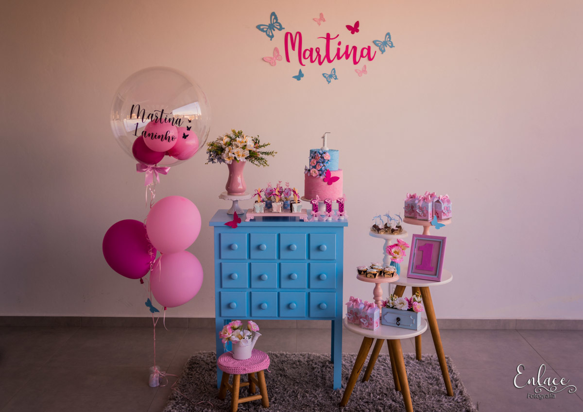 Aniversário infantil, jardim, martina, decoração, 1 aninho, menina, lajeado RS, feito em casa, pandemia