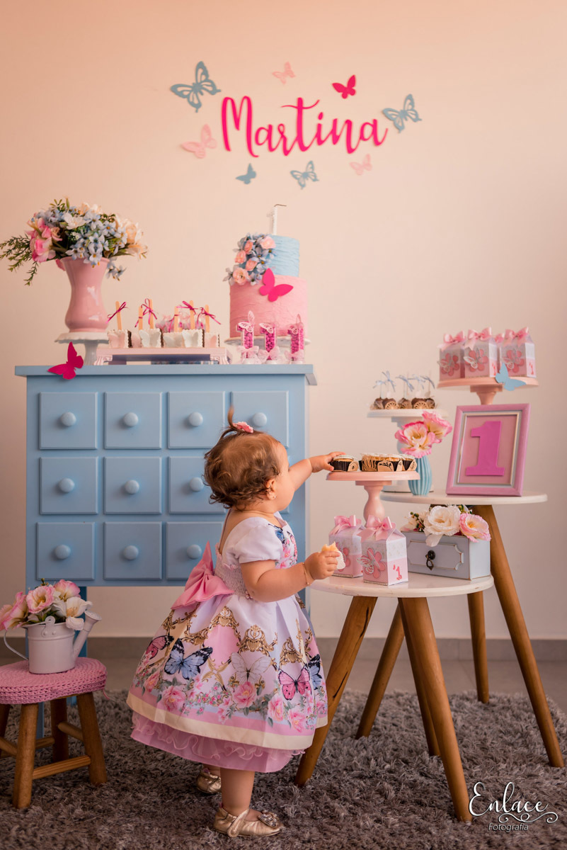 Aniversário infantil, jardim, martina, decoração, 1 aninho, menina, lajeado RS, feito em casa, pandemia