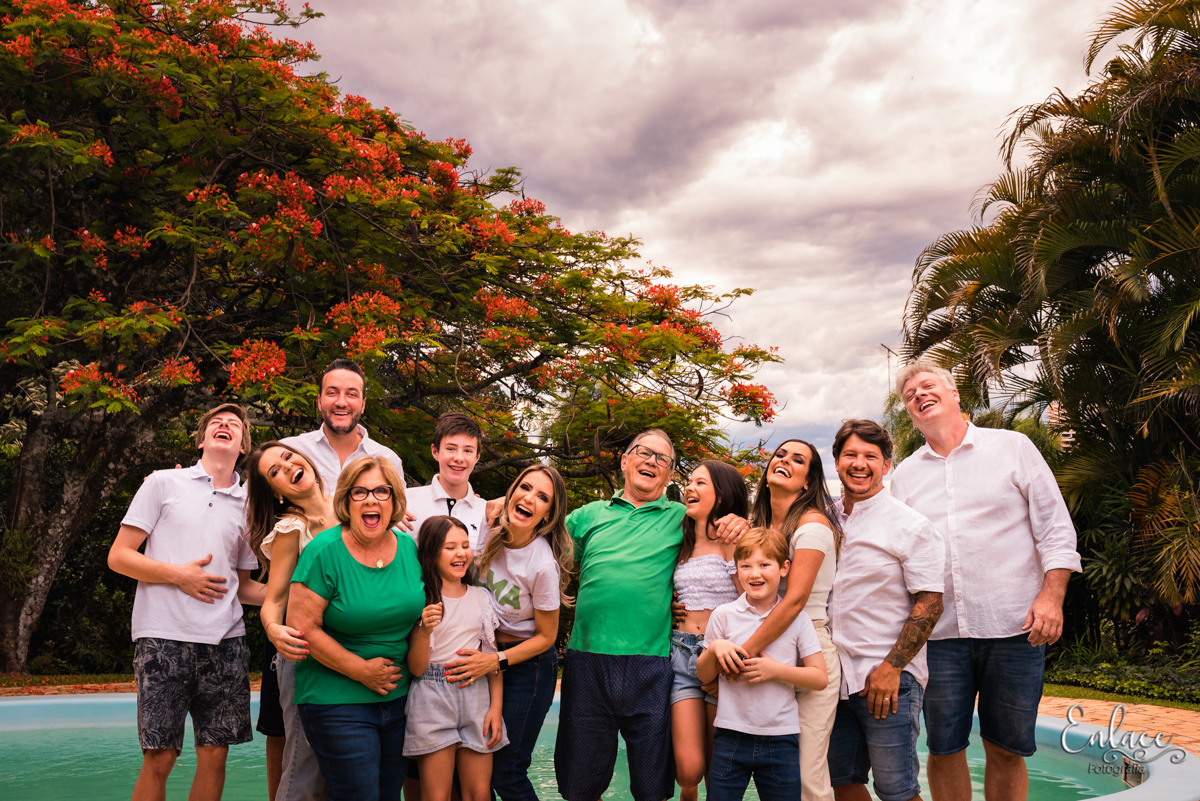 ensaio de família grande, casa da avó, lajeado RS, enlace fotografia, Vinicius Scherer