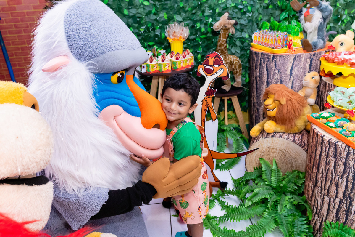 foto Rafiti do REi Leão festa infantil